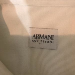 Armani Collezioni Shirts - Armani Collezoni White Button down shirt Armani Collezioni Shirts - Armani Collezoni White Button down shirt